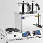 Remta K31 30 Model Çift Demlikli Pleytli Elektrikli 24 Lt Çay Kazanı