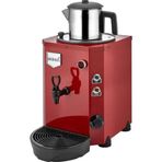 Remta Kırmızı Mini Jumbo 9 lt Tek Demlikli Çay Kazanı Makinesi