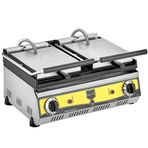 Remta R80 20 Dilim Çift Kapaklı 2400 W 10 Adet Pişirme Kapasitesi Çelik Izgara ve Tost Makinesi