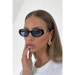 REN EYEWEAR Livya Kadın Güneş Gözlüğü UV400 Korumalı Lacivert Cam Siyah Ekstra Hafif Çerçeve