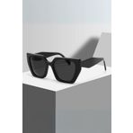 REN EYEWEAR Pr Gina 2024 Büyük Boy Tasarım Full Siyah Kadın Güneş Gözlüğü / Ren Eyewear