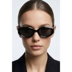 Ren Eyewear Ren Nova Oval Modern 2026 Güneş Gözlüğü UV400 %100 Koruma, Hafif - Siyah