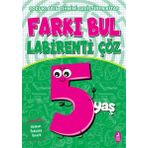 Ren Kitap Farkı Bul Labirenti Çöz - 5 Yaş
