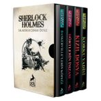 Ren Kitap Sherlock Holmes Roman Seti Ciltsiz 4 Kitaplık Kutulu Set Yazar: Sir Arthur Conan Doyle