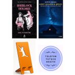 Ren Kitap Sherlock Holmes - Suç Uyanıyor - Arthur Conan Doyle + Kuzey Işıklarının Şarkısı + Telefon Tutucu