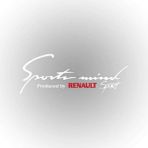 Rena ult Sports Mind Oto Sticker 30 cmx11 cm Beyaz yazı 410