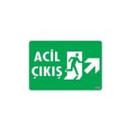 Renas Store Acil Çıkış Uyarı Levhası 17,5X25 Kod: 946