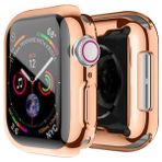 Renas Store Ally Apple Watch 7-8 41MM 360 Koruma Ultra Slim Silikon KILIF-(5775) - Kırmızı