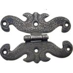 Renas Store Antika Tarz Dekoratif Pirinç Menteşe - 63X45 Mm, Oksit