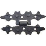 Renas Store Antika Tarz Dekoratif Pirinç Yıldız Menteşe - 84X44 Mm, Oksit