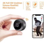 Renas Store Blue Inter Mini Kamera 1080P Hd Wifi (Gizli, Miknatisli)