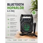 Renas Store Bluetooth Hoparlör Mikrofonlu Taşınabilir Ses Sistemi Fm Radyo, Usb, Sd Kart ve Tws Özellikli