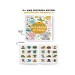 Renas Store Çıkartmalı Boyama Kitabı 3 Yaş +