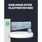 Renas Store Daktilo Stilli Kablosuz Klavye Mouse Seti – Sessiz Şık - Seçenek