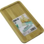 Renas Store Dikdörtgen Ahşap Bambu Servis Sunum Tepsi - Tahtasi Mini Tepsi 25 x 14 x 1.4cm (5047)