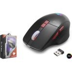 Renas Store G390 Kablosuz Şarjlı Mouse 1600 Dpi Sessiz Rgb - Siyah