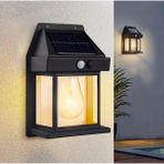 Renas Store Güneş Enerjili Solar Duvar Lambası Rustik Ampul-Gün Işığı MZ-800