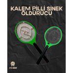 Renas Store Hafif Ergonomik Elektronik Böcek Öldürücü – Güvenlik Koruması ile Pil Kontrollü