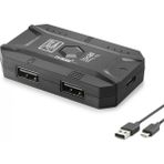 Renas Store M1 Pro Mobil Oyun Klavye Mouse Dönüştürücü Adaptör Bluetooth 5.0 Type-C Siyah