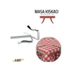 Renas Store Masa Örtüsü Klipsi - Metal Masa Kelepçesi Masa Örtüsü Sabitleyici 8 Adet