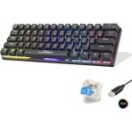Renas Store Mekanik Gaming Mini Klavye Blue Switch Rgb - Siyah G509B
