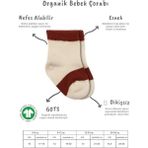 Renas Store Mey Ithalat® 3'lü Penye Rainbow Soket Çorap BS10113 Kiremit