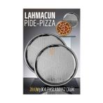 Renas Store Mey Ithalat® Lahmacun Pizza Pide Pişirme Tepsisi 28 cm 2 Li Set 721314