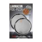 Renas Store Mey Ithalat® Lahmacun Pizza Pide Pişirme Tepsisi 36 cm 2 Li Set 721315