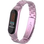 Renas Store Newface Xiaomi Mi Band 4 Metal Baklalı Kordon - Rose