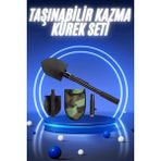 Renas Store Pusulalı Katlanabilir Kazma Kürek Kamp Seti Kamp Küreği Portatif Çantalı