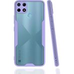 Renas Store Realme C25Y Kılıf Platin Silikon - Lila