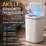 Renas Store Sensörlü Çöp Kovası Otomatik Kapak Temassız