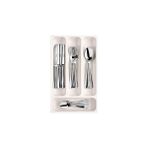 Renas Store Tescoma Flexispace 899410 Mutfak Gereçleri Için Çekmece Düzenleyici, Plastik, Beyaz, 37 x 22,2 x 4,