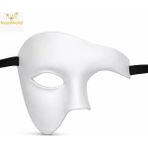 Renas Store Üreticiniz Beyaz Yarım Erkek Maske – Phantom Parti &amp; Balo Maskesi