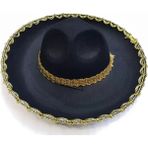 Renas Store Üreticiniz Nessiworld Altın Renk Şeritli Meksika Mariachi Latin Şapkası 55 cm Çocuk