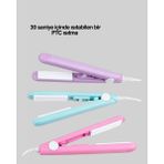 Renas Store Yüzer Plakalı Kompakt Bukle Maşası – Elastik Tutuculu, Saç Dostu Profesyonel Tasarım