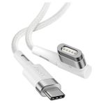 Renas Store Zinc Manyetik L Uçlu 60W Macbook Hızlı Şarj Güç Kablosu 2M-(5775) - Seçenek
