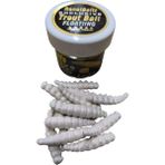 Renat Carp Renat Trout Bait Peynir Kokulu Silikon Larva Alabalık Yemi Beyaz