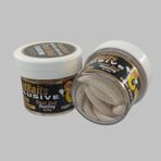 Renat Trout Bait Peynir Kokulu Silikon Kurtçuk Alabalık Yemi 15 Pcs - Beyaz-9558