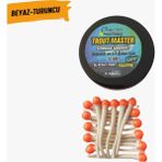 Renat Trout Master Peynir Kokulu Kuyruklu Alabalık Yemi - Beyaz-Turuncu