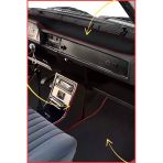 Renault 12 / Toros Uyumlu Torpido Koruma Halısı & Araç Oto Halı Paspas & Vites Konsol Yan Kaplama Halısı