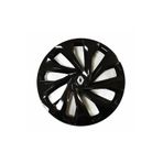Renault 12 Uyumlu 14 Inç Piano Black Siyah Jant Kapağı 4 Adet