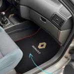 Renault 19 Europa 5 Parça Nakış Işlemeli Siyah Araç Oto Halı Paspas