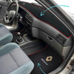 Renault 19 Europa Nakış İşlemeli Oto Halı Paspas & Torpido Koruma Halısı