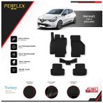 Renault 2013-2019 Clio 4 3D Havuzlu Paspas