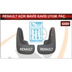 Renault Açık Mavi Kavisli Uyumlu Paçalık Çamurluk Tozluk