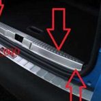 Renault Captur 2014 2017 Arka Tampon Esigi Krom