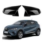 Renault Captur 2020- Araca Özel Batman Yarasa Ayna Kapağı Pianoblack