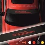 Renault Captur Karbon Ön Cam Oto Sticker