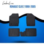 Renault Clıo 2 1998-2005 3D Carbonline Araca Özel Paspas - Siyah